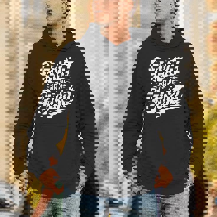 Risk It For The Brisket Bbqジョーク 長袖tシャツ パーカー