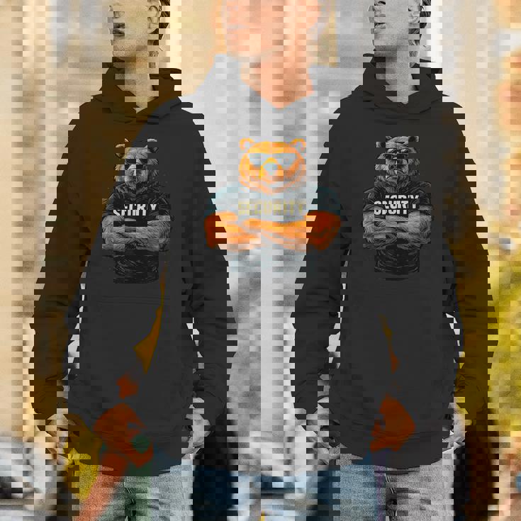 Security Buff Bear バウンサーデザイン パーカー