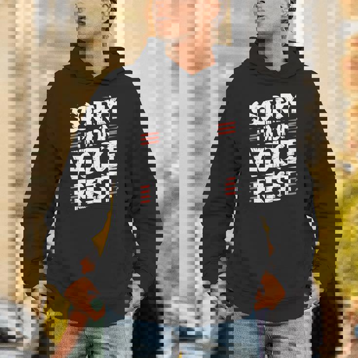 Sorry I'm Onoice Rest ボーカル合唱団の歌手休憩 パーカー