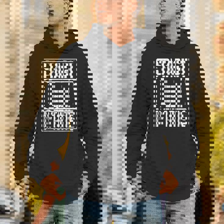 Straight Outta My Thirties パーカー