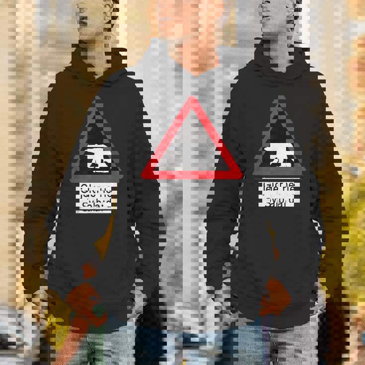 Svalbard ホッキョクグマ サイン パーカー