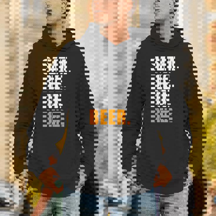 Swim Bike Run スイム バイク ラン ビール トライアスロン トライアスロン スポーツ メンズ レディース パーカー