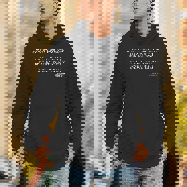 Talent Instantly Recognizes Genius ノベルティ シャーロック・ホームズ パーカー