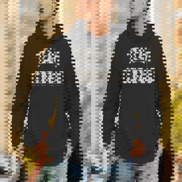 Team Conrad かわいいライバルグラフィック沿岸スタイル パーカー