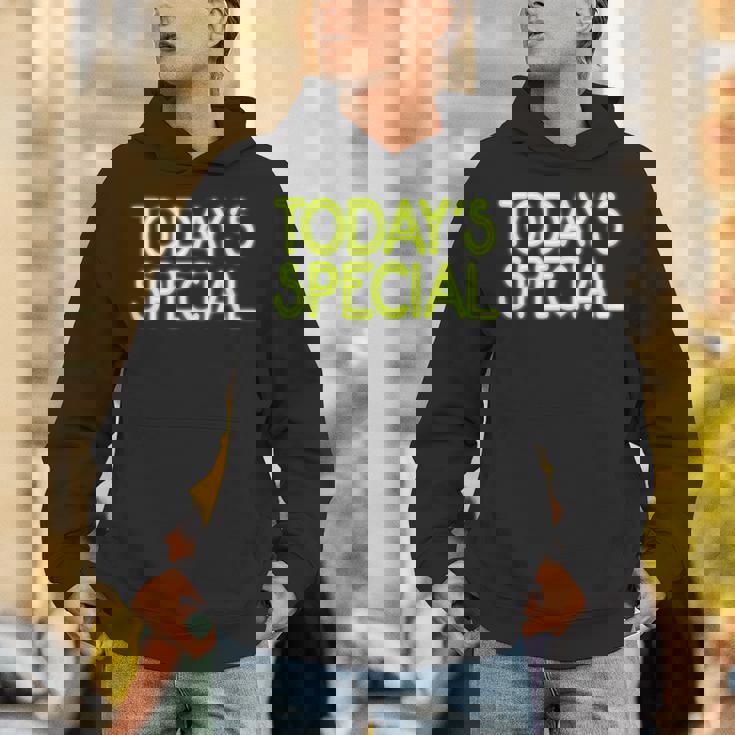 Trendy Neon Greenign Today'special パーカー