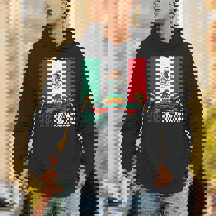 Viva Mexico ソンブレロ インディペンデンス メキシコ 国旗 メキシコ 長袖tシャツ パーカー