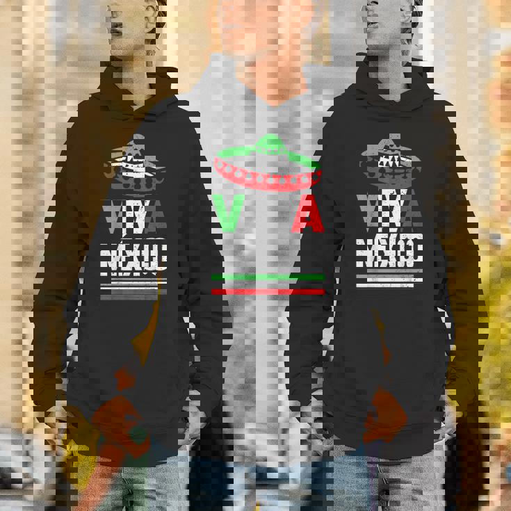 Viva Mexico 帽子デザイン メキシコ国旗カラー メキシコ人向け パーカー