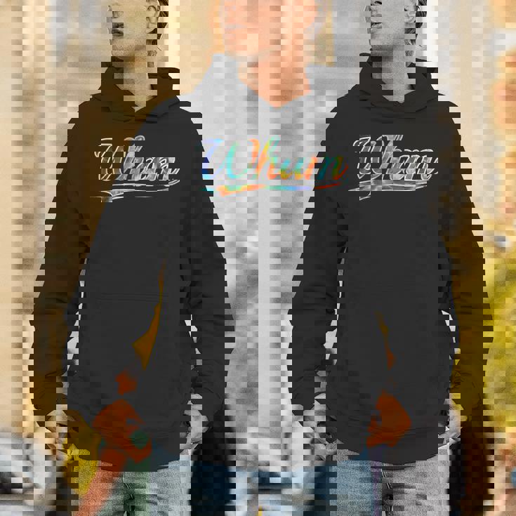 Wham Comic Booktyle Retroound Effect Tie Dyeintage パーカー