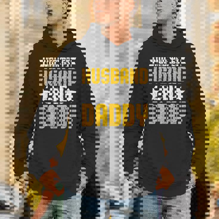 World's Best Husband And Daddy レトロ ヴィンテージ インスピレーション パーカー