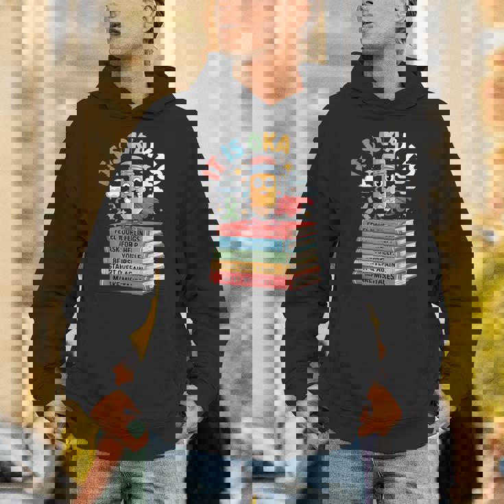 Yellow Mental Health Awareness Day It's Okay To Feel Kids Unisex Hoodie