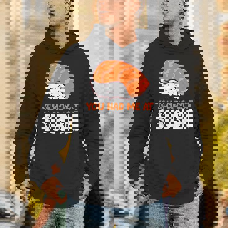 You Had Me At 寿司大好き サーモンにぎり サーモン寿司 パーカー