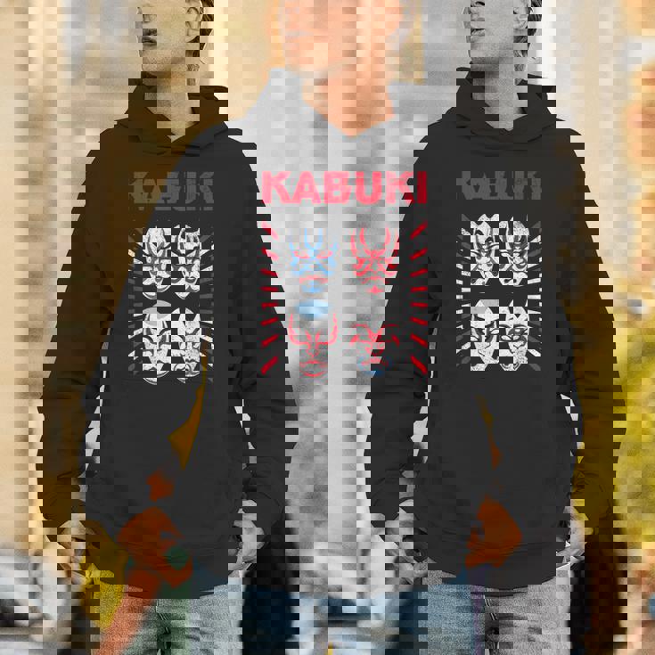 【歌舞キッス！架空の 歌舞伎メイク ロック バンド】グラムロック ヘビメタ ツアー 音楽 面白 おもしろ ネタ 衣装 パーカー