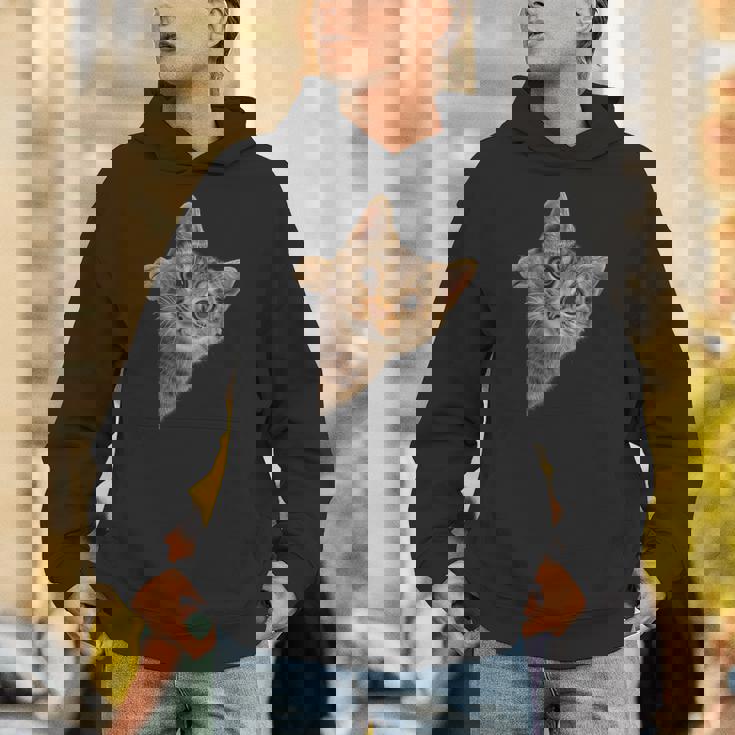 【覗くネコ】猫 にゃんこ 猫好き 猫 可愛い ネコ 子猫 ネコ好き 面白い 変な 遊び心 ネタ ウケ狙い おもしろ パーカー