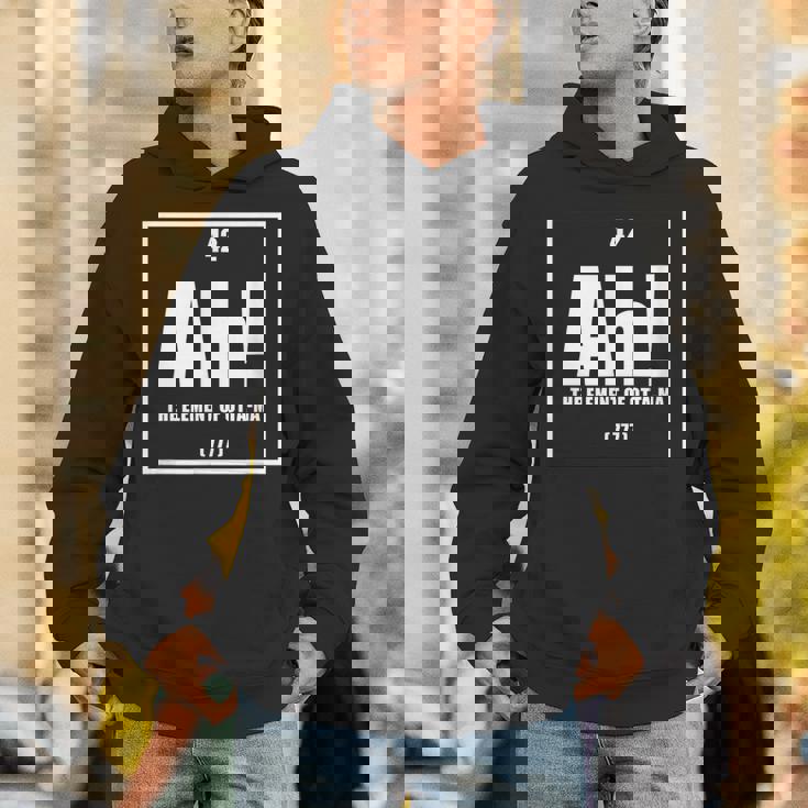 おったま Ah 元素デザイン おもしろ理系 サプライズ要素 42 ナンバー グラフィック パーカー