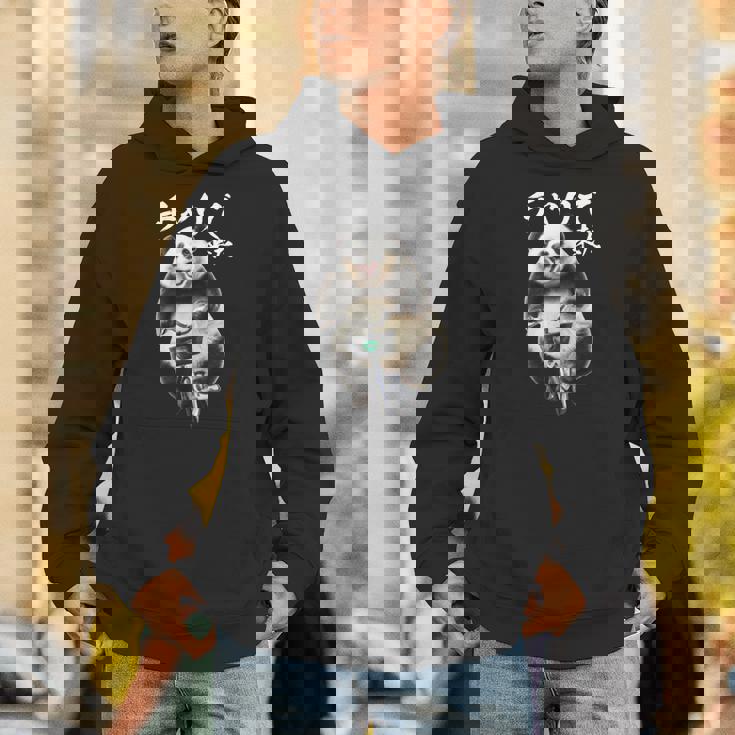 おもしろtシャツ パンダ 自転車 動物 メンズ グッズ かわいい おもしろ 服 長袖tシャツ パーカー