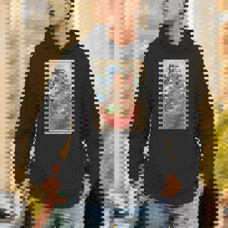 かわいい かわいい 日本人 ゲーマー 面白い ラーメン レトロ カピバラ パーカー