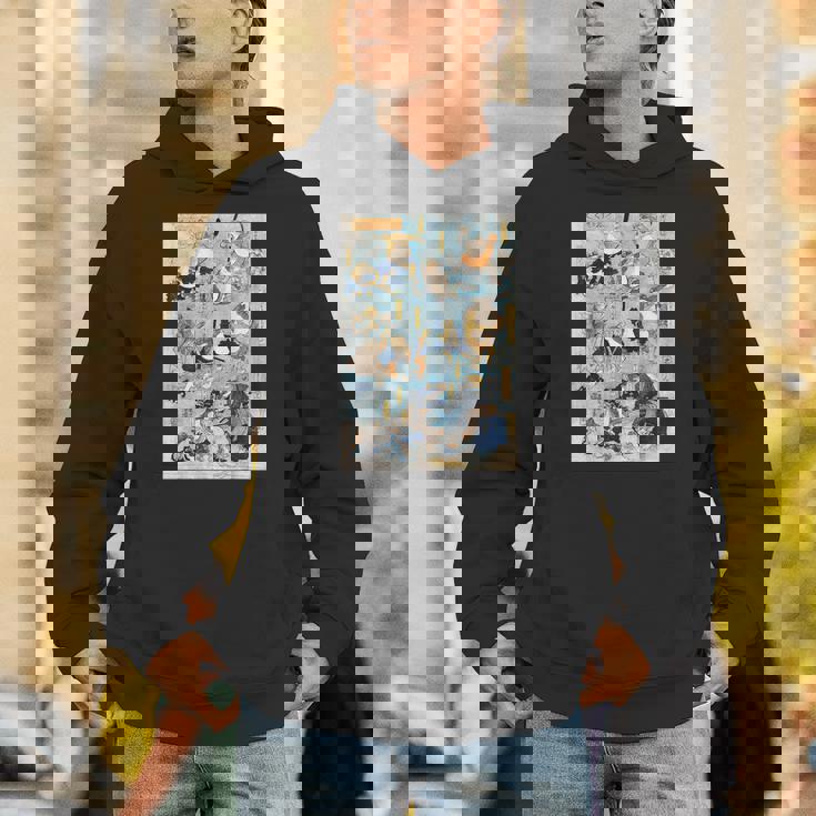 かゑるづくし 擬人化された蛙が 歌川国芳 日本の侍カエル 日本の伝統芸術 浮世絵 ヴィンテージの美学 パーカー