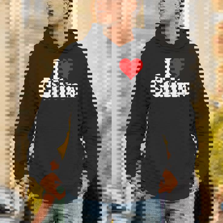 にハートのちひろの名前が大好き 長袖tシャツ パーカー