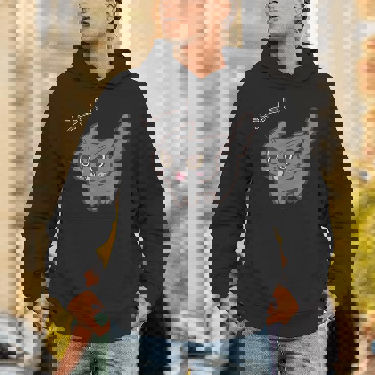 ねこシャー黒猫ver パーカー