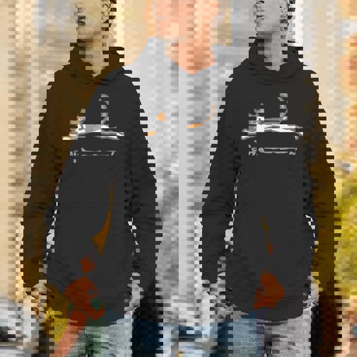 みょーーーん 猫 ネコ ねこ 三毛猫 愛猫 伸びる ジャンプ シンプル ほのぼの かわいい メンズ レディース キッズ パーカー