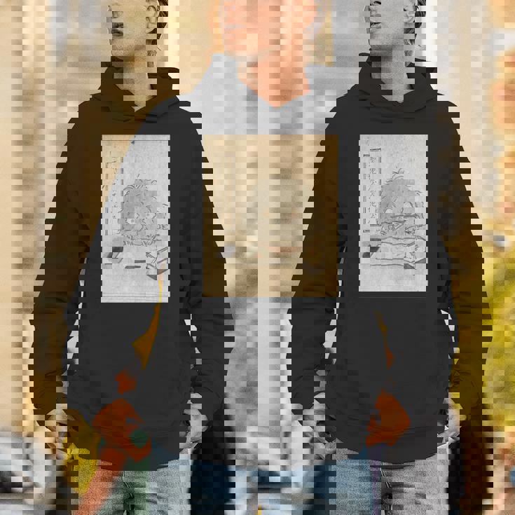 もじやもじや【日本の妖怪シリーズ】 長袖tシャツ パーカー