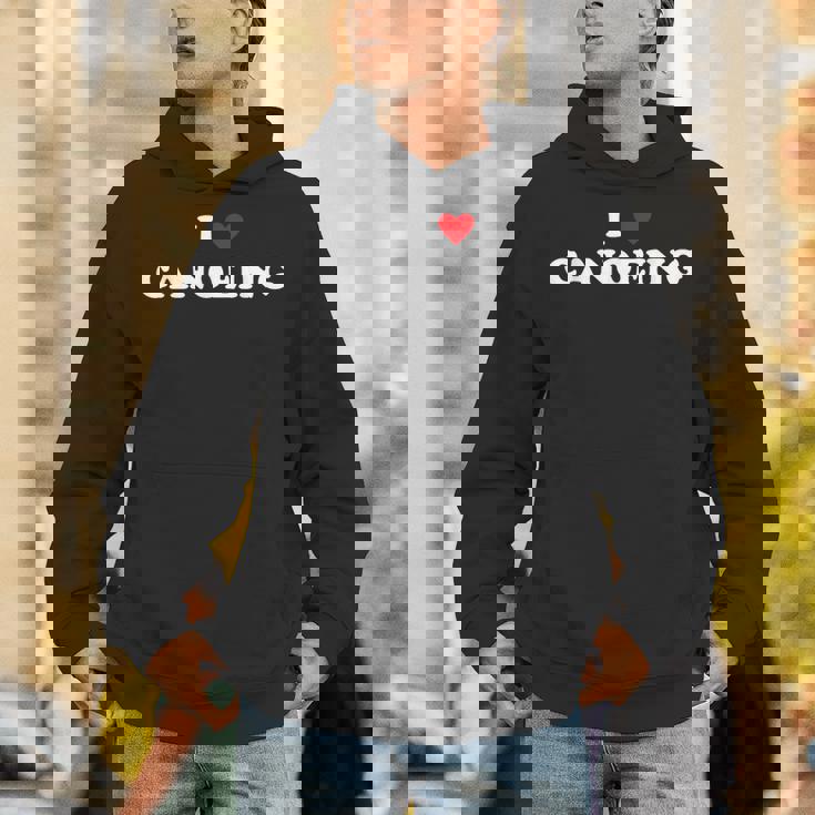 アイ・ハート・カヌー-アイ・ラブ・カヌー パーカー