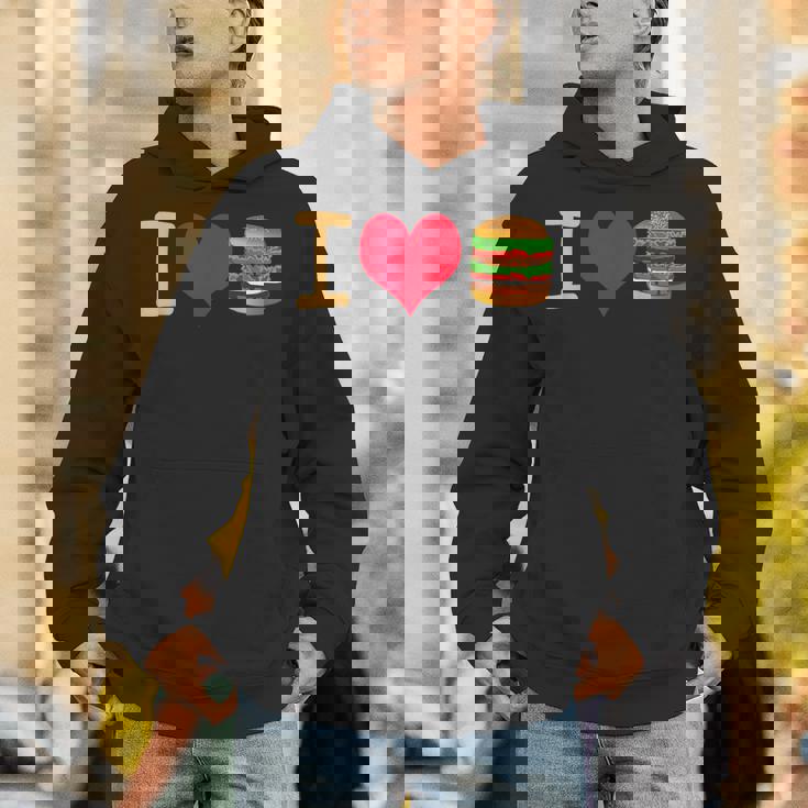 アイ・ラブ・デラックス・ハンバーガー パーカー