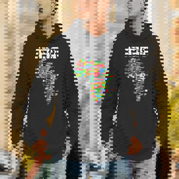 アフリカtシャツ 誇り高きアフリカ国旗大陸愛 パーカー