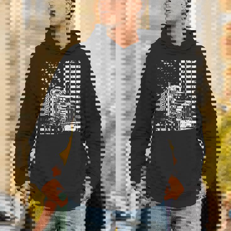 アメリカントラック フラッグusaアメリカトラッカー パーカー