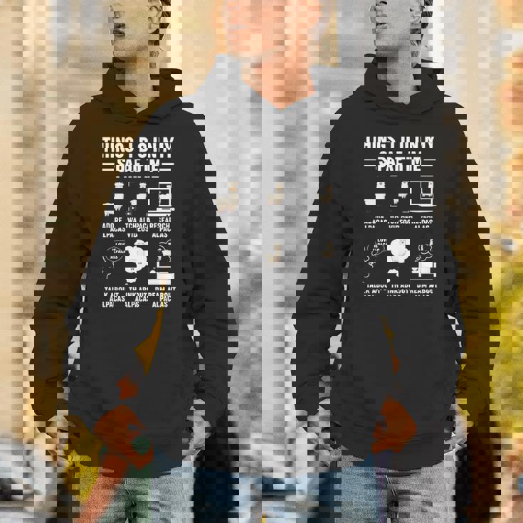 アルパカ ファンキーパー おもしろアルパカ 長袖tシャツ パーカー