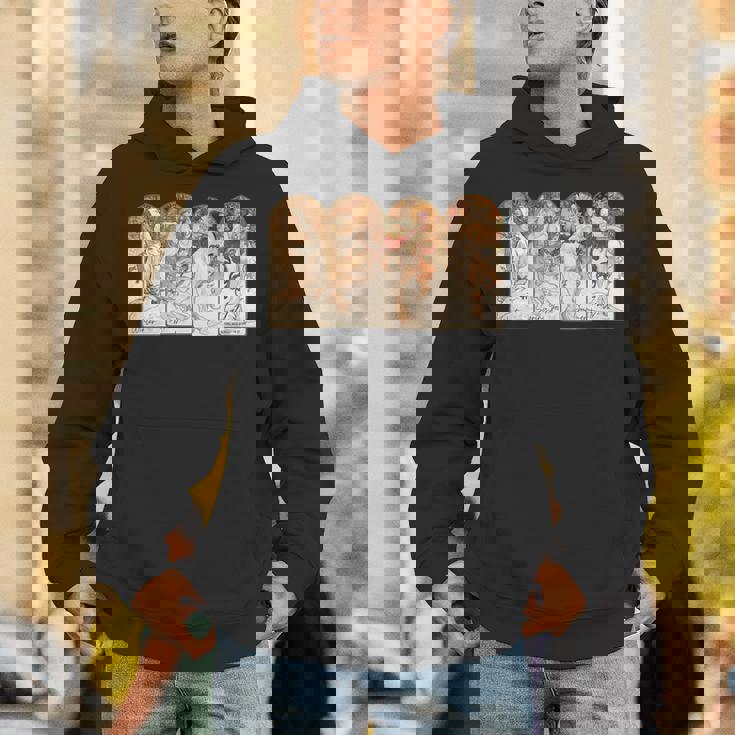 アルフォンス・マリア・ミュシャの季節 長袖tシャツ パーカー