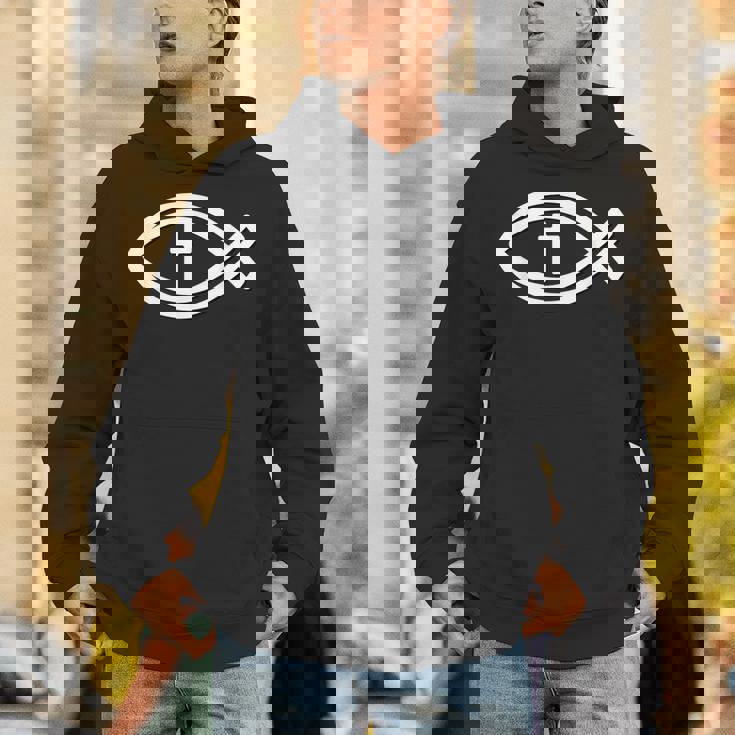 イクトゥス 十字架 イエス・キリスト キリスト教 ゴスペル パーカー