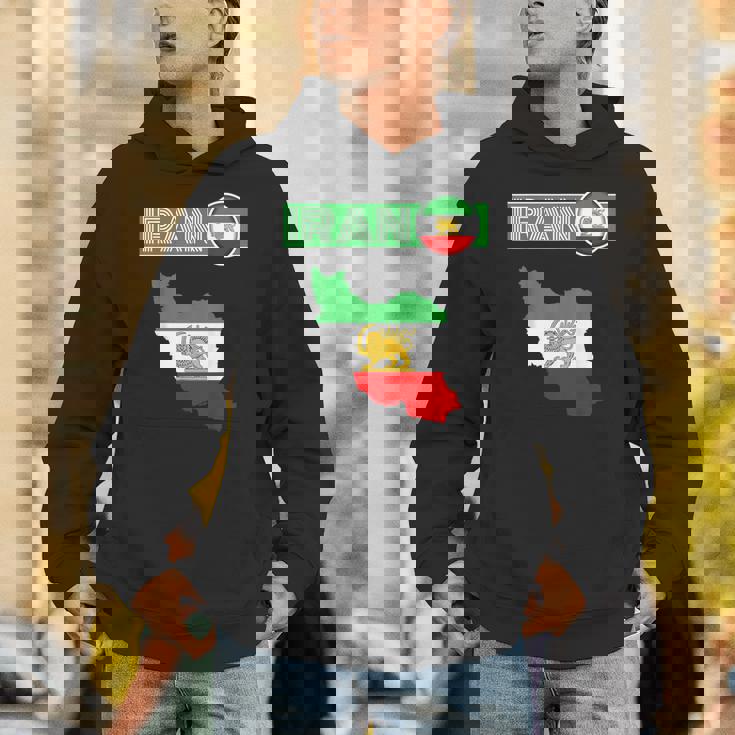 イランライオン太陽旗、イラン地図、イラン、イランの旗、イランの旗。 パーカー