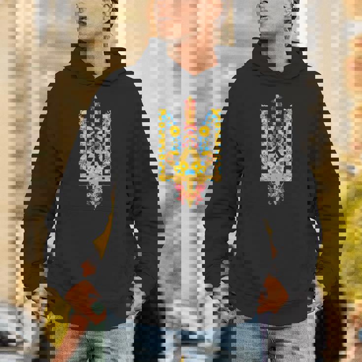 ウクライナ Trysub ヒマワリ レトロ フローラル ウクライナyshyvanka 長袖tシャツ パーカー