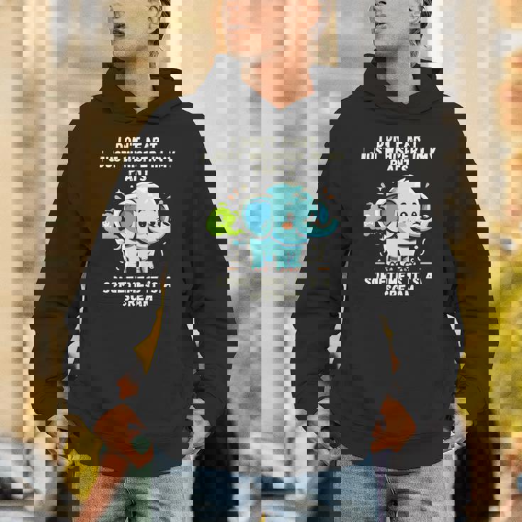 エレファントおならしないよ時々ズボンの中でささやくだけ 長袖tシャツ パーカー