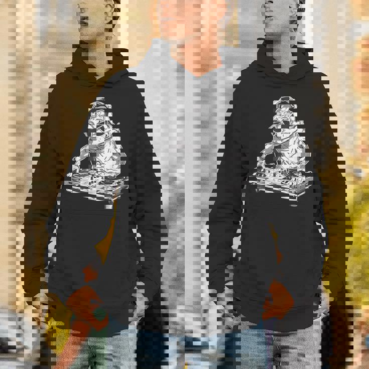 カエル 音楽 Dj 音楽プロデューサー ターンテーブル Dj カエル ビートメーカー パーカー