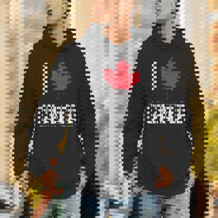 カナダ お土産 I Love Canada パーカー