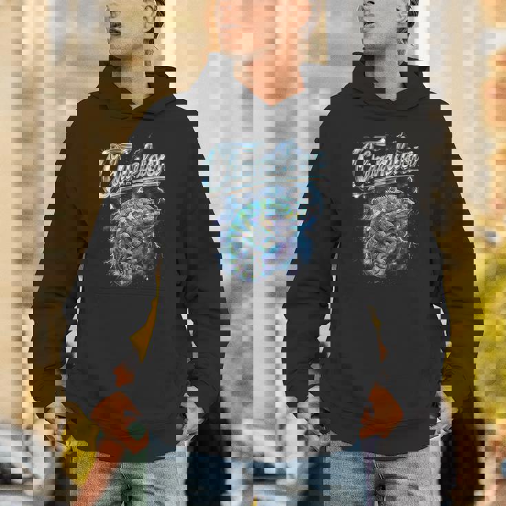 カメレオン ヴィンテージ 90年代 レトロ ファニー カメレオン 80年代 メンズ レディース パーカー