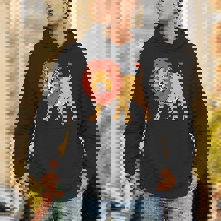 カワイイライオン 長袖tシャツ パーカー