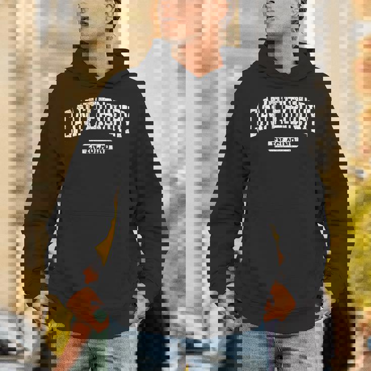 カンタベリー イングランド ヴィンテージ スポーツ デザイン 長袖tシャツ パーカー