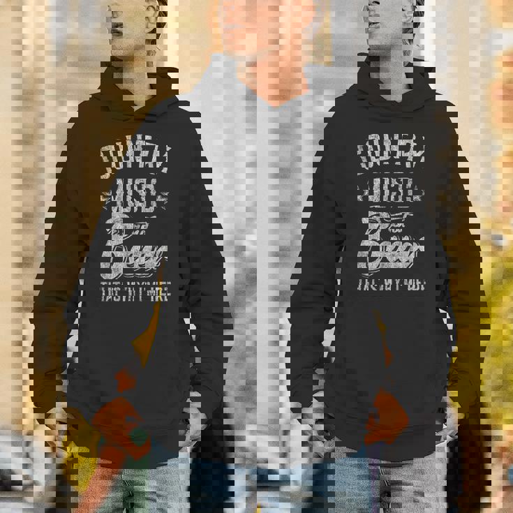 カントリーミュージックとビール That's Why I'm Here パーカー