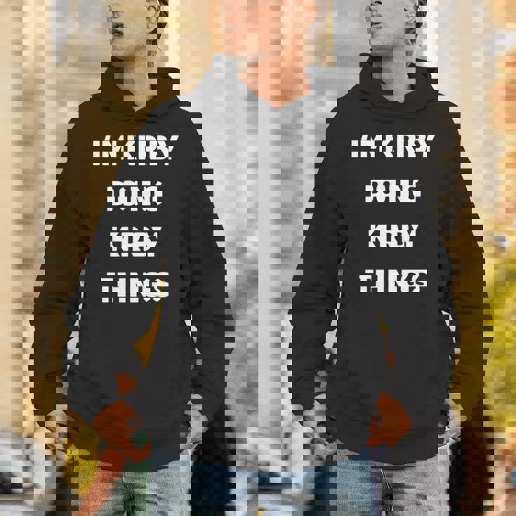 カービィのことをやってるカービィだよ 長袖tシャツ パーカー