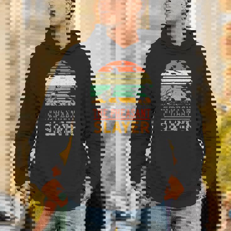 キジの鳥狩り 面白いスレイヤーハンターレトロヴィンテージ パーカー