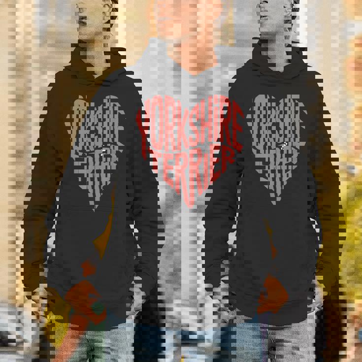 クリエイティブ・ヨークシャー・テリア ラブ・ヨークシャー・テリア・ハート パーカー