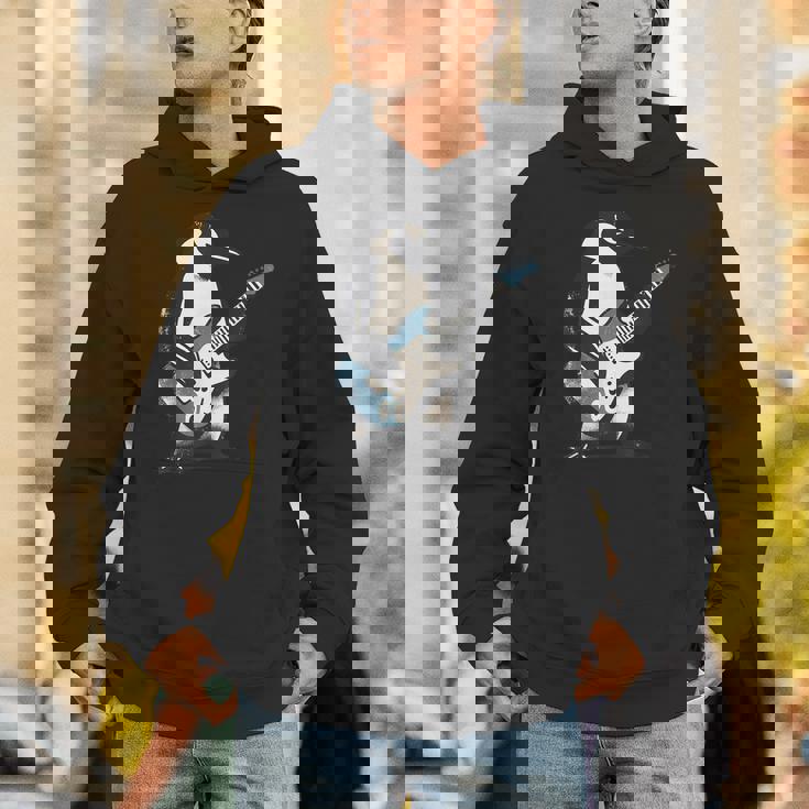 クールなペンギン ギターを弾く 音楽愛好家 ペンギン ギター 面白い パーカー