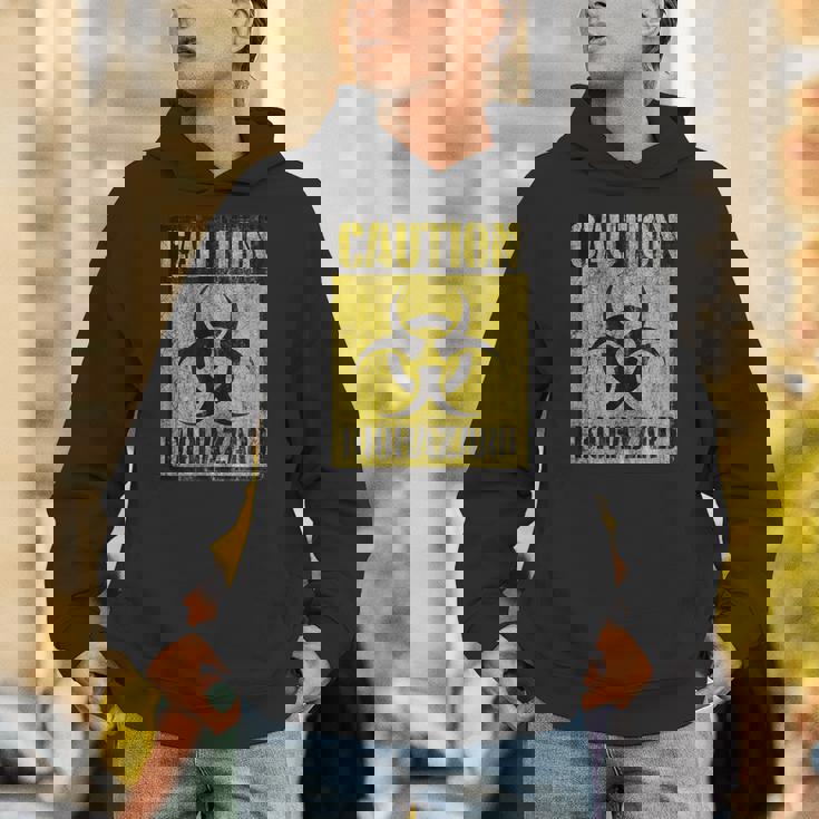 グランジ バイオハザード シンボル 黙示録後 警告サイン パーカー