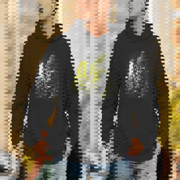 ゴリラとバナナ パーカー