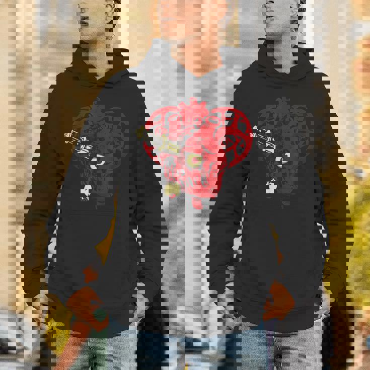 サイコビリー ホラー パンクロック Hr アンデッドハート パーカー