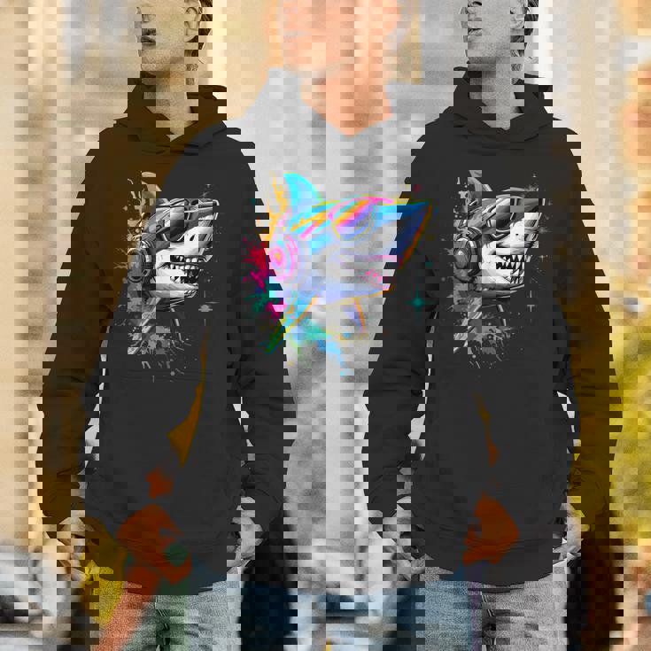 サメのモチーフ サメ タイガーシャーク オグロメジロザメ ホオジロザメ パーカー