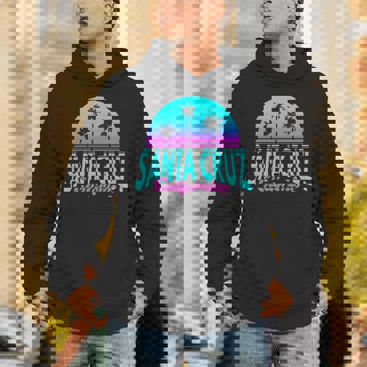 サンタクルーズ カリフォルニア レトロ ヴィンテージ サンセット 長袖tシャツ パーカー